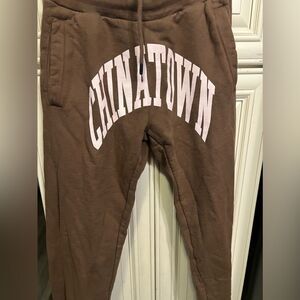 CHINATOWN MARKET Graphics Print Lounge Bottoms S